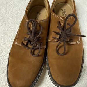 Johnston & Murphy Tan Leather kids Oxfords